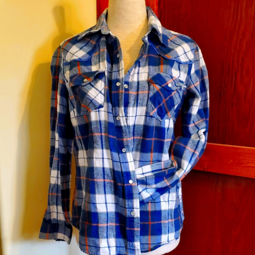 Canyon Guide snap button flannel shirt